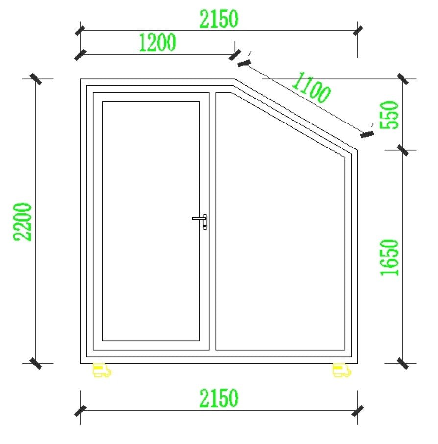 Pymble compact outdoor indoor office pod 4.6m² skylight backyard studio measurements by Workpod Australia