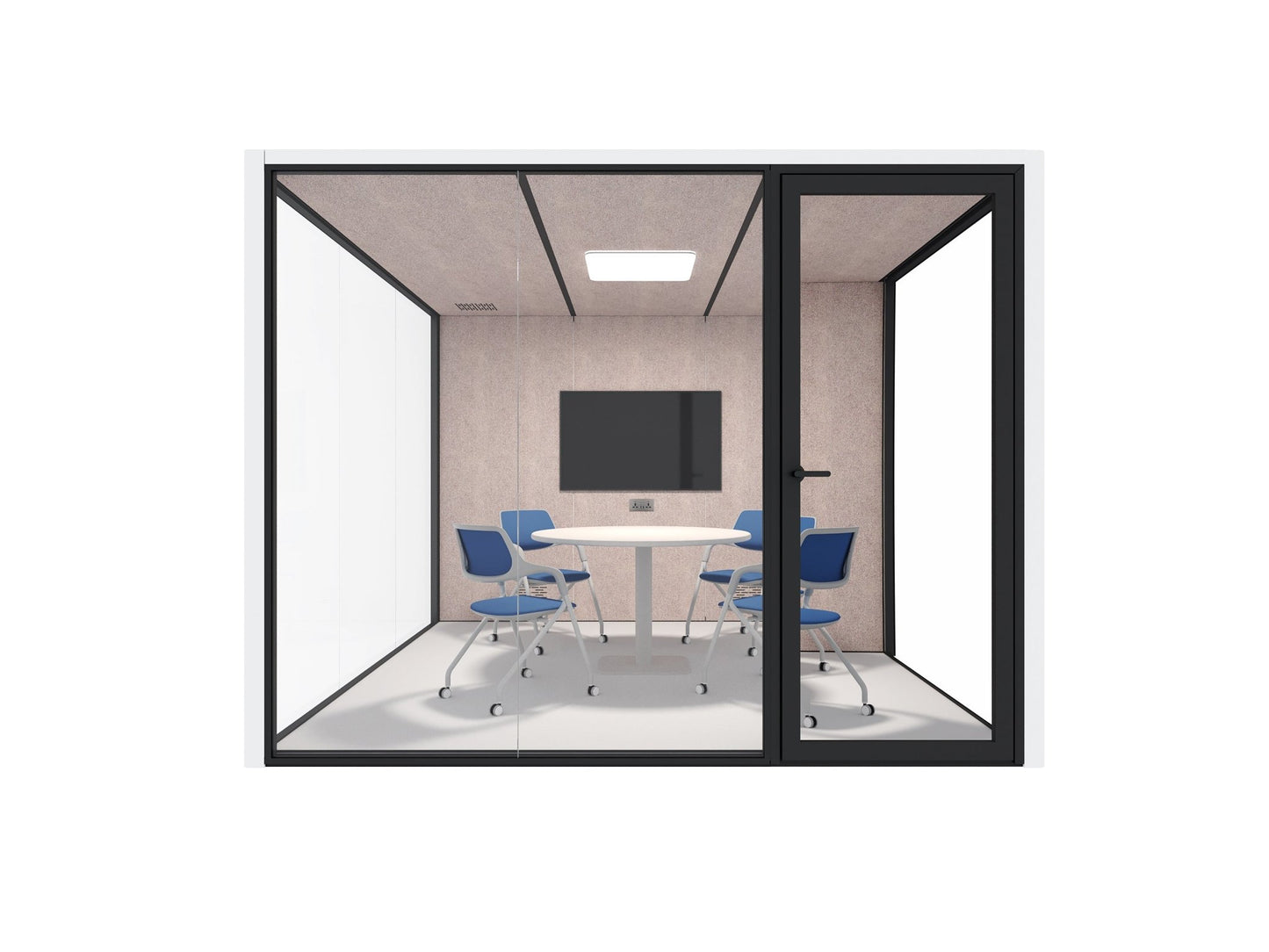 Cube room-in-room modular office pod small 8.6m² brainstorm office by Workpod Australia