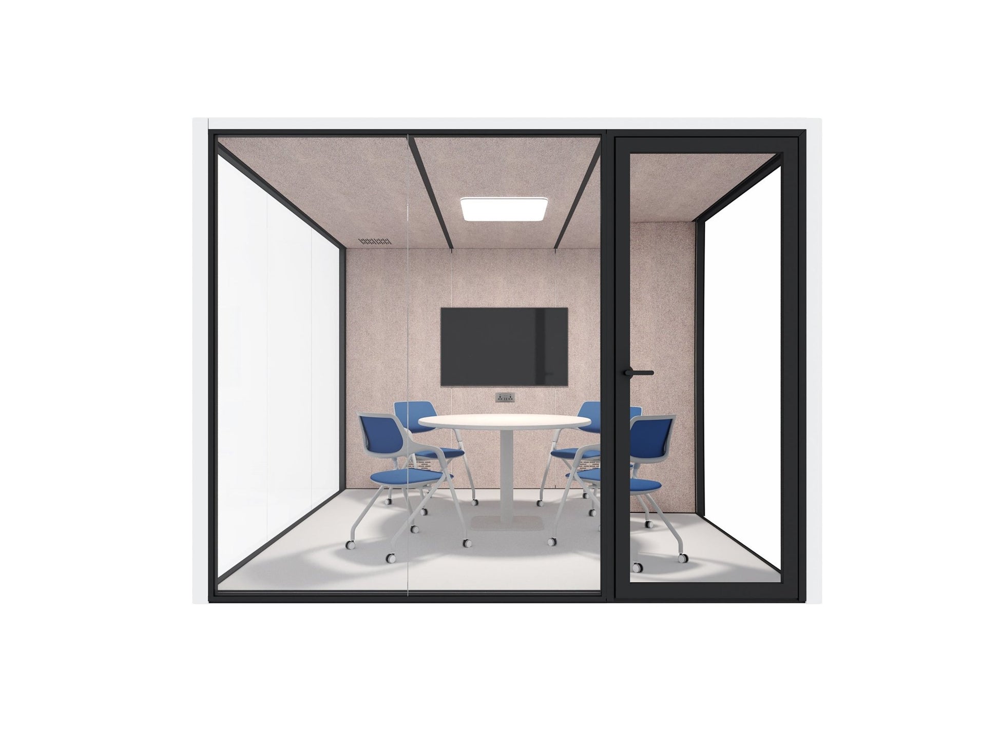 Cube room-in-room modular office pod small 8.6m² brainstorm office by Workpod Australia