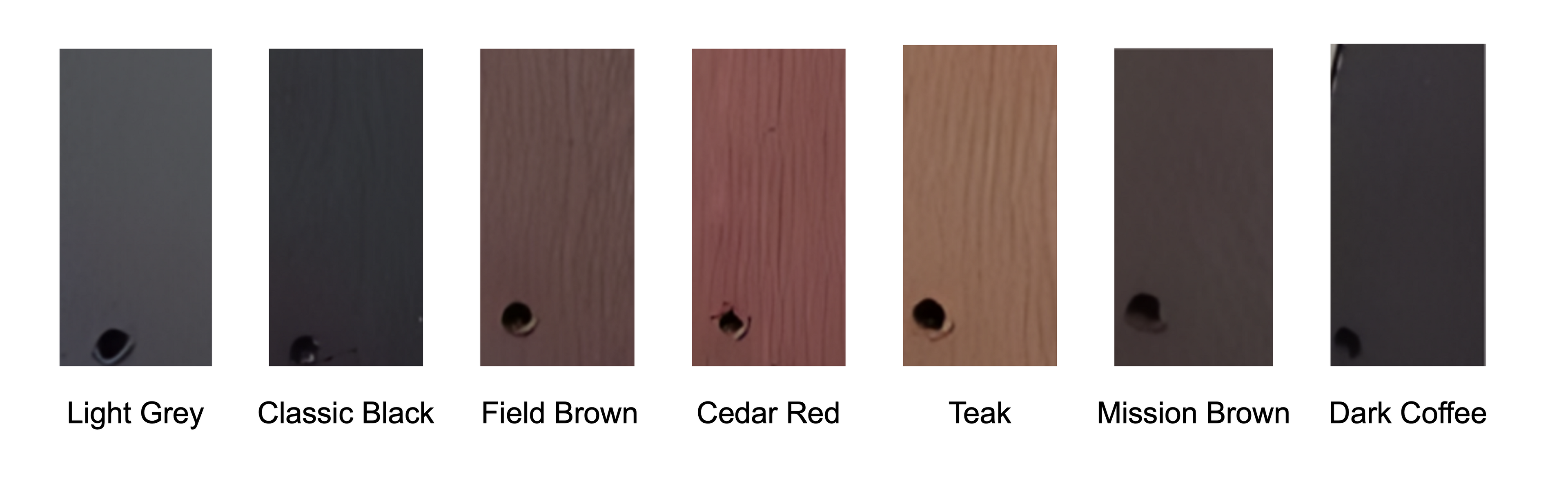 Exterior Eco wood wall cladding colours