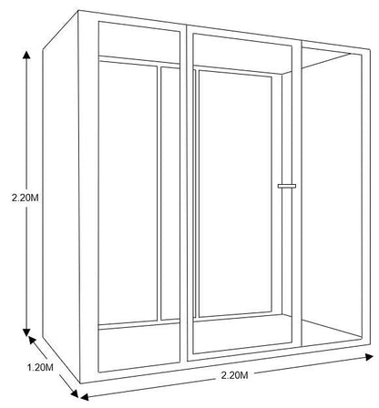 Paxton Pod - Medium 2.6 SQM 2 - 4 Seater from $13,899 AUD - Other