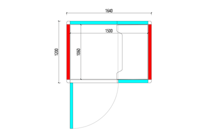 Paxton - Small Wide 1.95 SQM 1 seat - Other