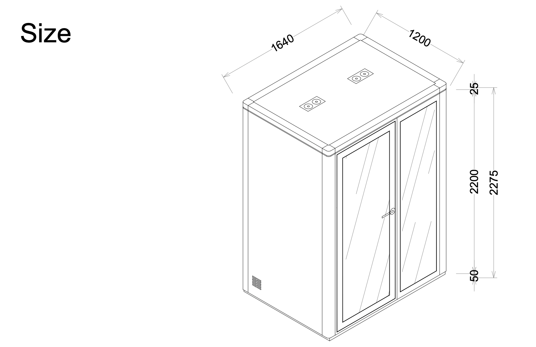 Paxton - Small Wide 1.95 SQM 1 seat - Other