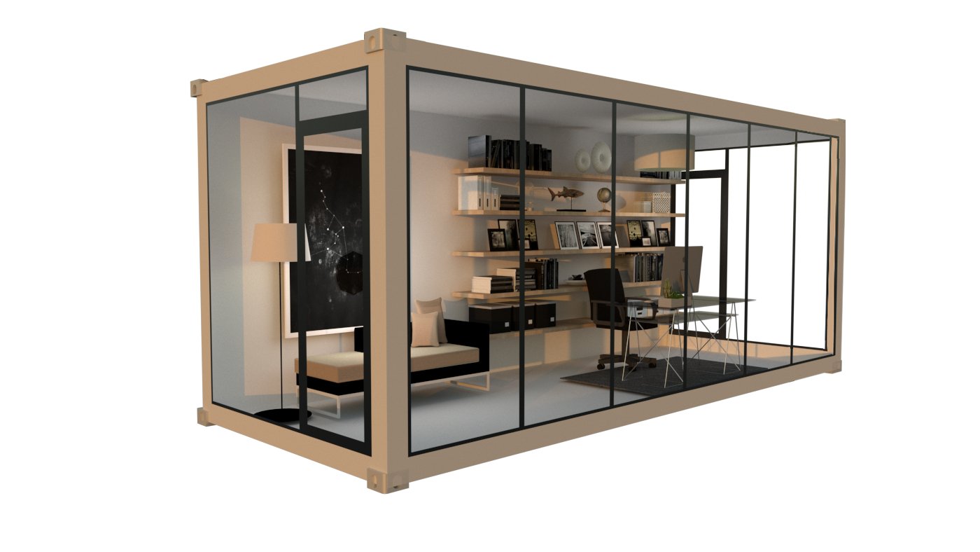 Piper extra large outdoor office pod 15m² with glass walls by Workpod Australia